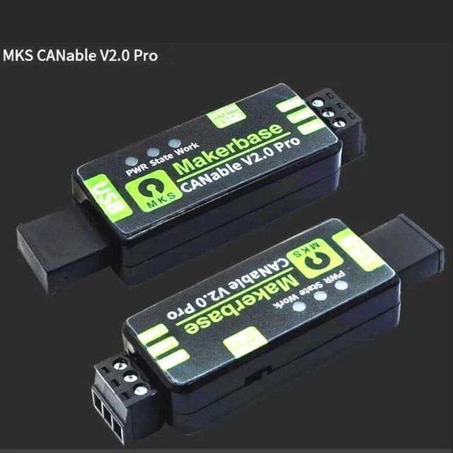 Alt view image 3 of 6 - CANable V2.0 S PRO USB to CAN Adapter Analyzer CANFD slcan SocketCAN Candlelight klippe with Cable(CANable V2.0 Pro S)