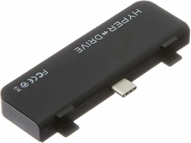 Alt view image 7 of 7 - Hyper - HyperDrive 4-in-1 USB C Hub for iPad Pro - 3.5mm Audio Jack, USB-C Power Delivery, USB-A 3.0, 4K30Hz HDMI - Space Gray