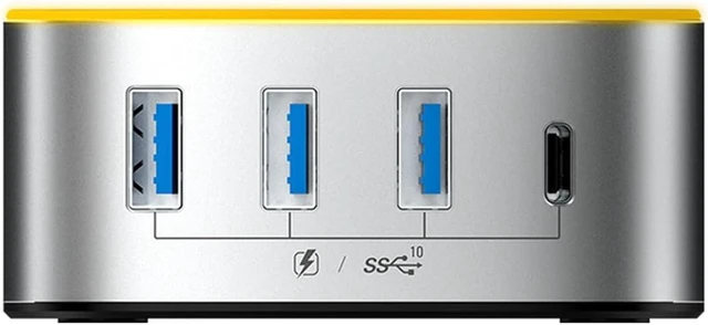 Alt view image 3 of 7 - Geometric Future USB HUB GF-NOAH USB-C to USB-C Cable & Key-A to USB-C Cable Included