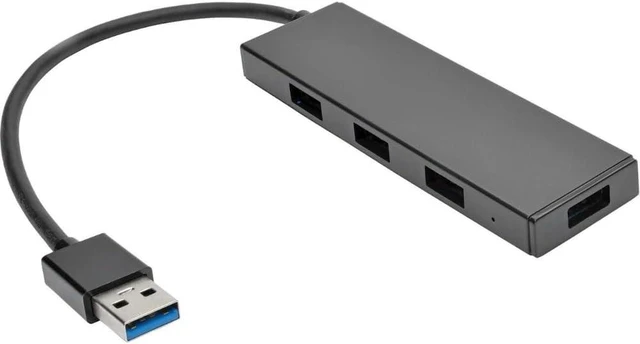 Main image of U360-004-SLIM 4-Port Ultra-Slim Portable USB 3.x (5Gbps) Hub