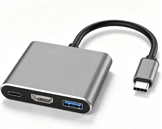 Main image of Portable USB C Docking Station, Compatible w/Switch 2, 4K 60-120Hz HDR PD