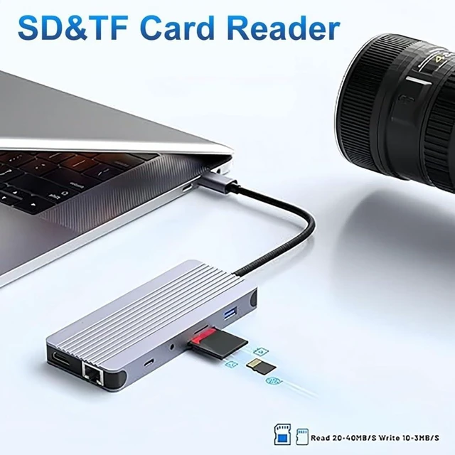 Alt view image 6 of 7 - USB 10Gbps NVMe Aluminum