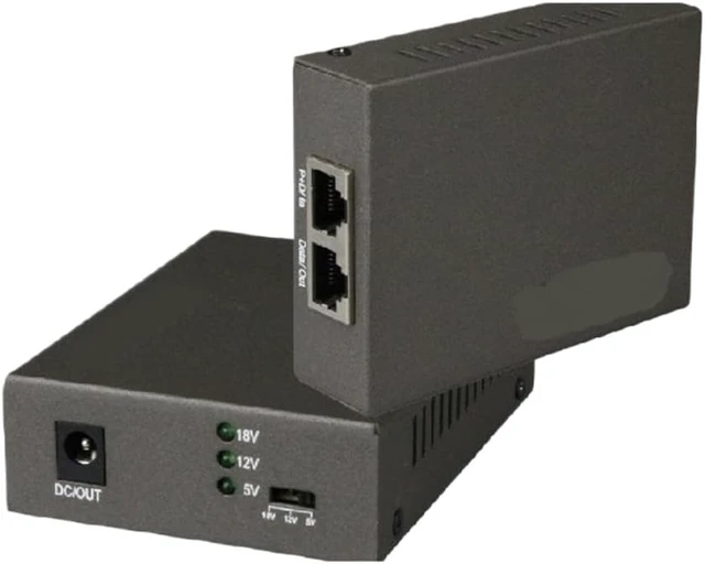 Alt view image 2 of 3 - AU40 Gigabit Poe Splitter IEEE802.3Af/At