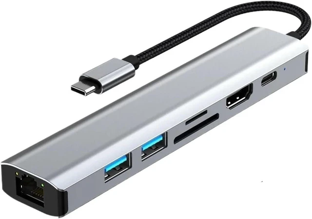 Alt view image 2 of 3 - 7 in 1 Ty/pe C HUB USB
