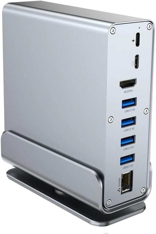 Main image of 15 in 1 Vertical USB C Hubs for Features 4K HDTV and USB3.0 Port Gigabit Fast Charging and More