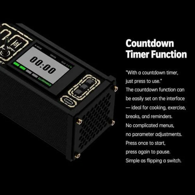 Alt view image 5 of 6 - USB Docking Station, 72w Modular USB Switch Hub, Retro Desktop Controller, with Screen Display, Share USB Devices, Custom Image, for Connecting Mice & USB Flash Drives