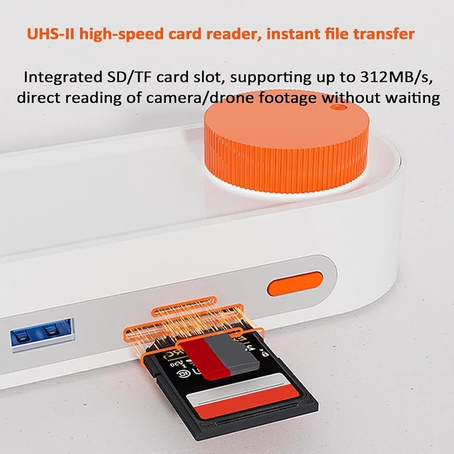 Alt view image 3 of 7 - 12-in-1 Knob Docking Station, USB C Hub Multiport Adapter, USB c hub