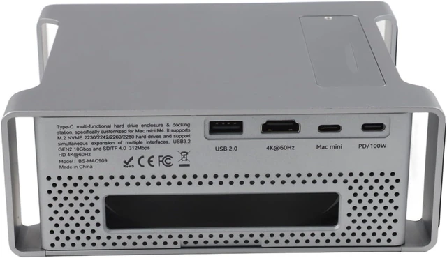 Alt view image 7 of 7 - USB 3.0 9-in-1 Hub for Mac for mini Fast Transfer USB 3.0 9-in-1