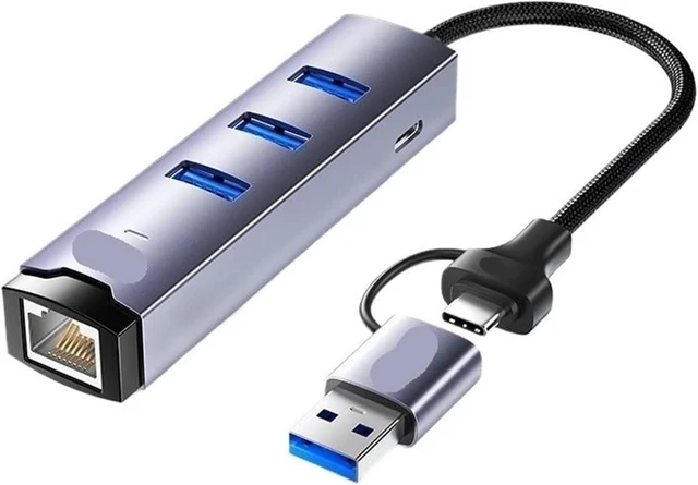 Main image of USB C HUB Docking Station A Ty/pe to RJ45