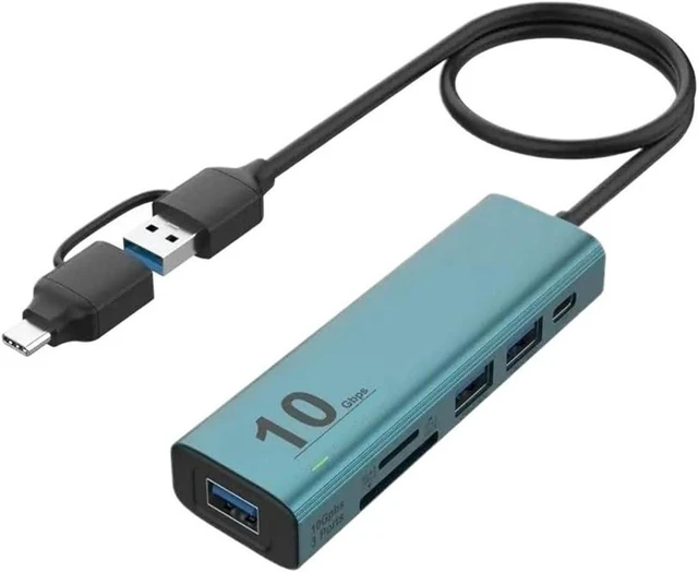 Alt view image 2 of 3 - Ty/pe C HUB USB A 3.2 10G Speed to Ports A Adapter