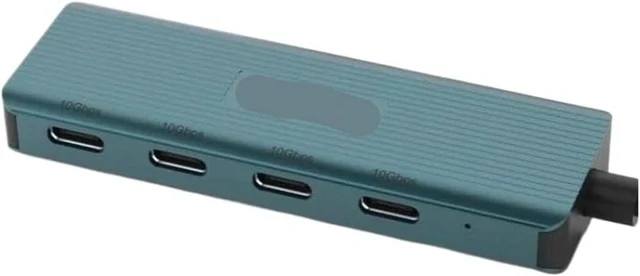 Alt view image 2 of 3 - USB C Hub 4 Ports 10Gbps Ty/pe to 3.2 GEN2 Adapter