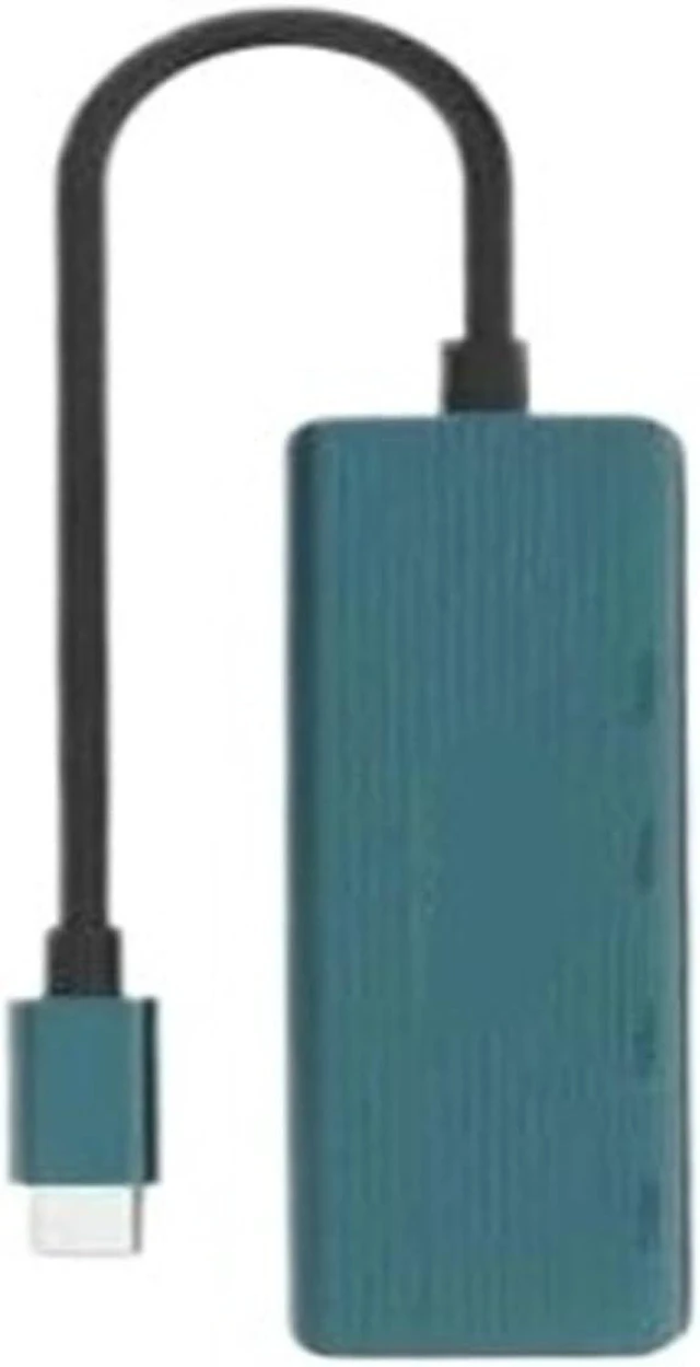 Alt view image 3 of 3 - USB C Hub 4 Ports 10Gbps Ty/pe to 3.2 GEN2 Adapter