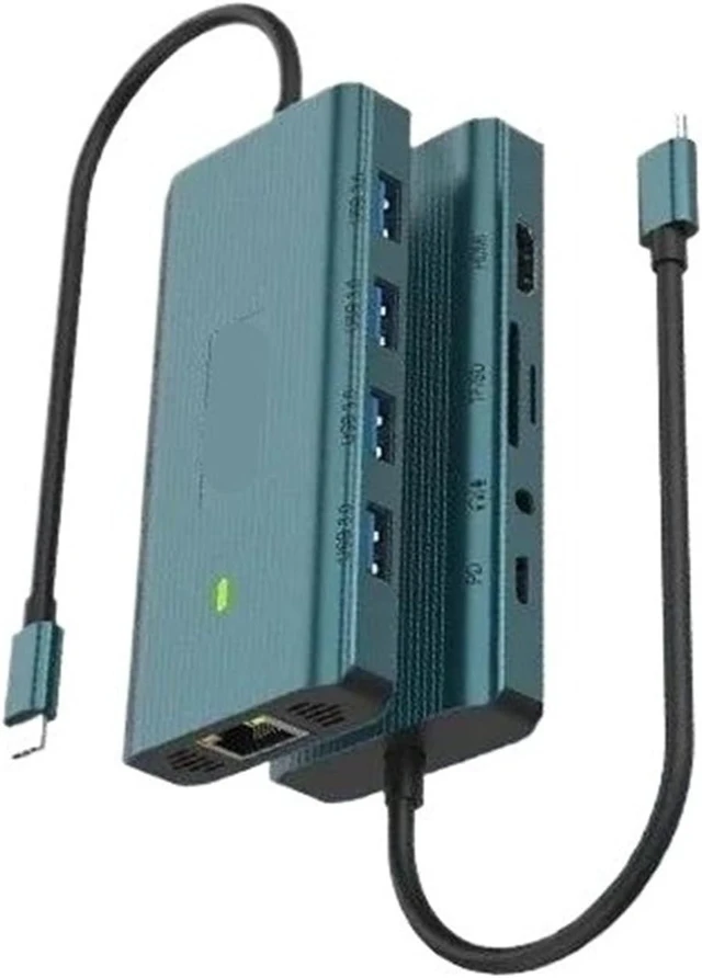Alt view image 3 of 3 - 10-in-1 USB C Docking Station 4K HDMI USB/SD/TF3.0 RJ45 PD100W