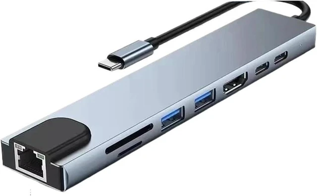 Alt view image 3 of 3 - USB C Docking Station 4K HDTV Hub Adapter