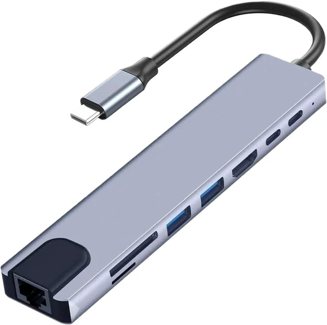 Alt view image 2 of 3 - USB C Docking Station 4K HDTV Hub Adapter