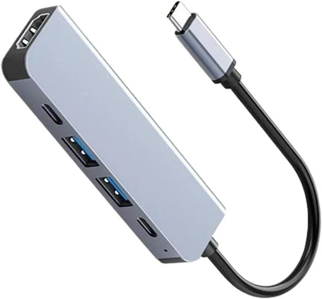 Alt view image 2 of 3 - USB C Hub to 4K HDMI-Compatible 3.0 2. Ty/pe PD Dock(6-in-1)