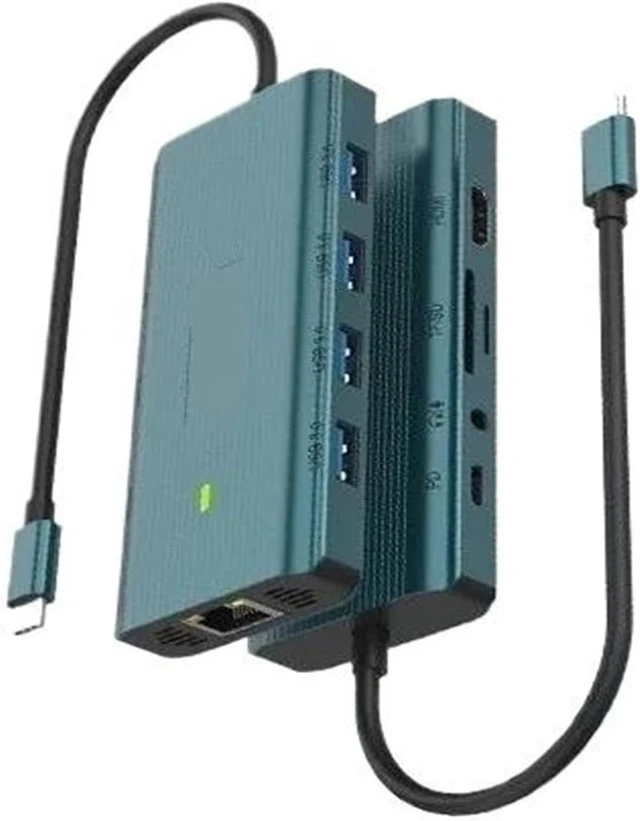 Alt view image 2 of 3 - 10-in-1 USB C Docking Station 4K HDMI USB/SD/TF3.0