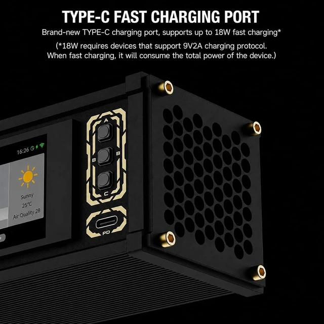 Alt view image 5 of 7 - 8-Port USB Docking Station, 72w Desktop USB Power Hub