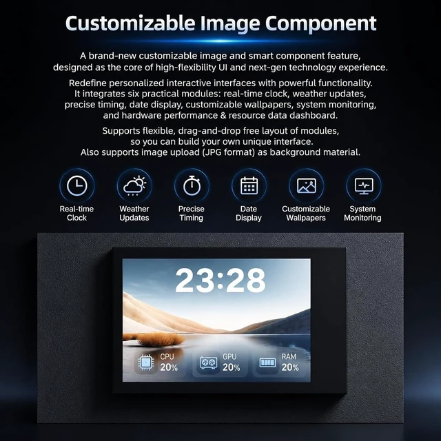 Alt view image 7 of 7 - 8-Port USB Docking Station, 72w Desktop USB Power Hub