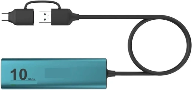 Alt view image 3 of 3 - 6 in 2 Type C HUB 10Gbps USB3. Gen2 3 Ports