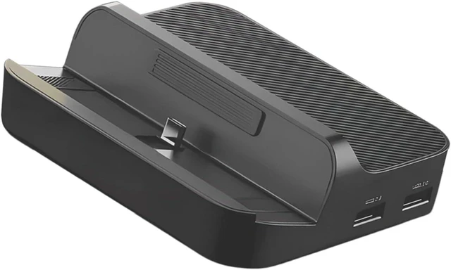 Alt view image 4 of 7 - Docking Station for Pocket 5 Game Consoles with 4K and Gigabit Ethernet Multifunctional Expansion Hub Dense Gaming Station