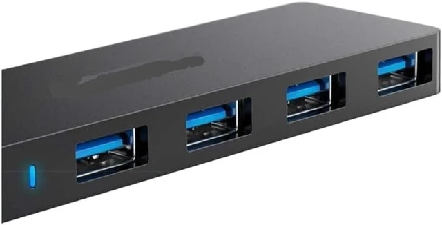 Alt view image 3 of 3 - 4 Port USB 3.0 Hub 5Gbps Compatible with Laptop PC
