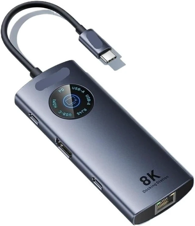 Alt view image 2 of 3 - USB C 8K 4K HDMI HUB Display 3.0 .2 Gen1 Ethernet