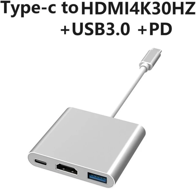 Alt view image 2 of 4 - USB C To HDMI Adapter USB 3.1 Hub Compatible With S23 Ultra Laptop