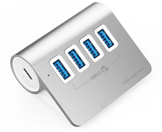 Alt view image 6 of 6 - 10Gbps USB3.2 HUB USB Splitter USB3.2 5V3A Power Adapter for Laptop Desktop