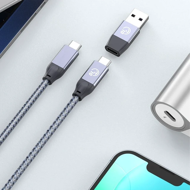 Alt view image 3 of 6 - 10Gbps USB3.2 HUB USB Splitter USB3.2 5V3A Power Adapter for Laptop Desktop