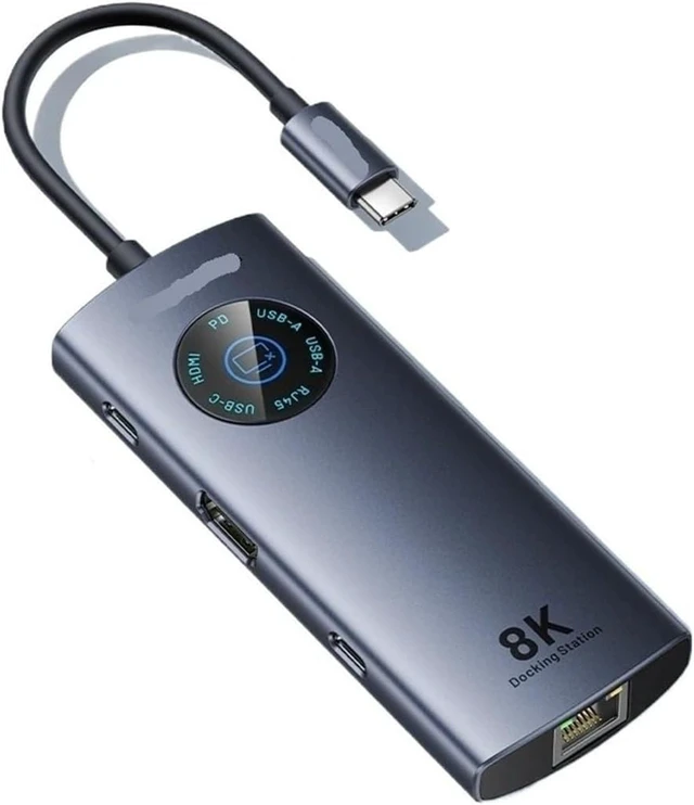 Alt view image 2 of 3 - USB C 8K 4K HDMI HUB Display A 3.0 .2