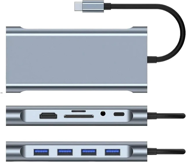 Alt view image 3 of 3 - 11in1 Docking Station USB C Hub