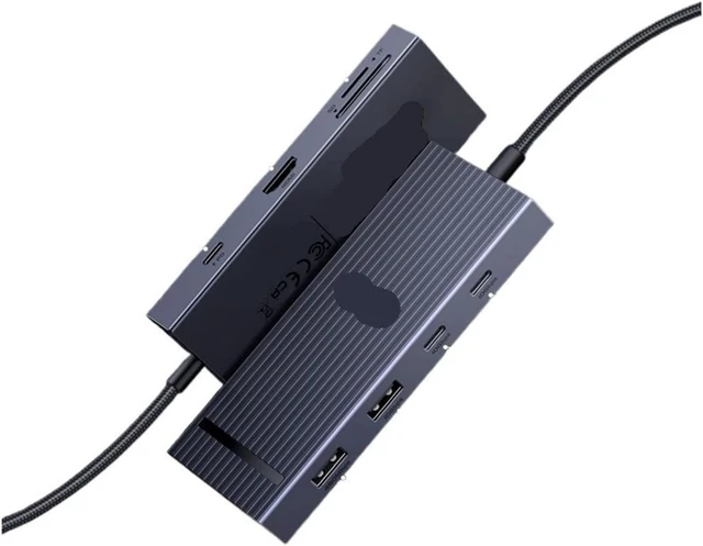 Alt view image 3 of 4 - USB HUB 8-in-1 Ty/pe-C to 4K60Hz HDMI USB-A&C 3.2 10Gbps