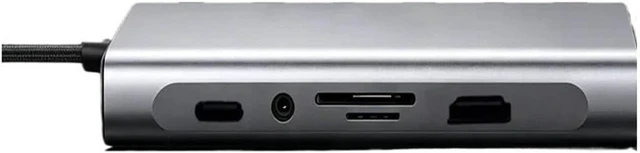 Alt view image 4 of 4 - 11-in-1 Docking Station USB 3.0 HUB T/y/pe-C to 4K HDMI 5Gbps USB3