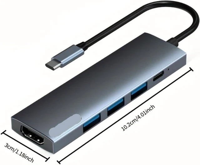 Alt view image 2 of 4 - S705 USB-C Docking Station 5-in-1, 4K HDMI, USB 3.0, PD