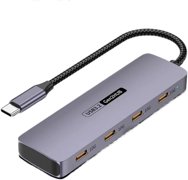 Alt view image 3 of 5 - 10Gbps USB 3.2 C Hub Gen Docking Station