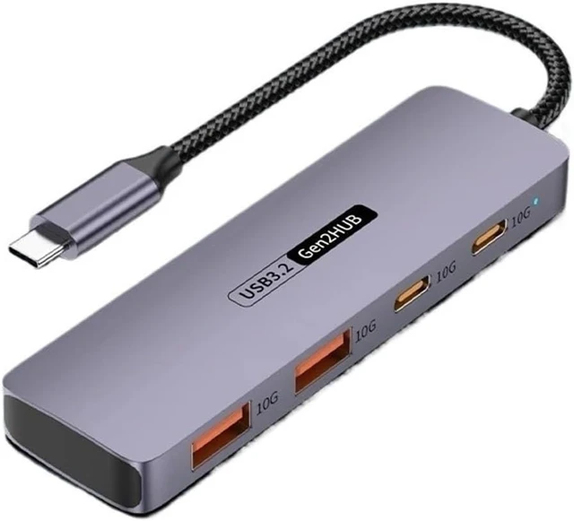Alt view image 4 of 5 - 10Gbps USB 3.2 C Hub Gen Docking Station