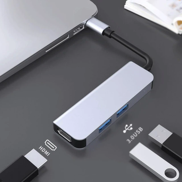 Alt view image 2 of 5 - Dock to Laptop Converter Hub Three in