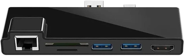 Alt view image 2 of 4 - Docking Station USB 3.0 Hub with HDMI 4K,SD/TF Card Reader