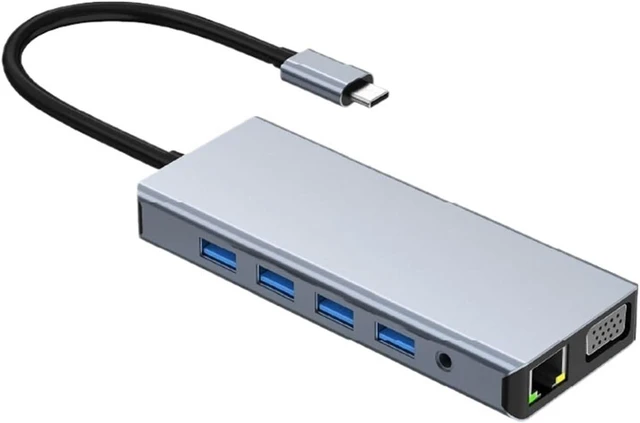 Main image of 12-in-1 USB-C Hub RJ45 Ethernet, USB 3.0, SD TF
