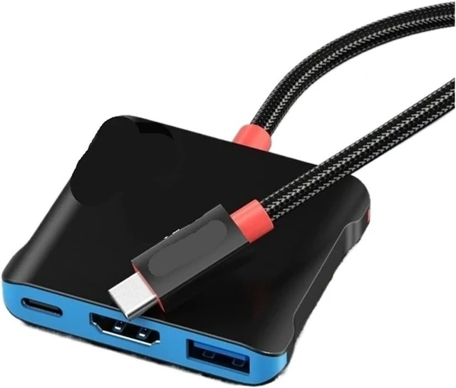 Alt view image 2 of 3 - 5 in 1 HUB Capture Card Transmission HDMI+USB A+ C Port Support Switch 2/1