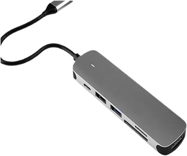 Alt view image 3 of 3 - USB C HUB T/y/p/e Adapter with 4K HDMI 100W PD