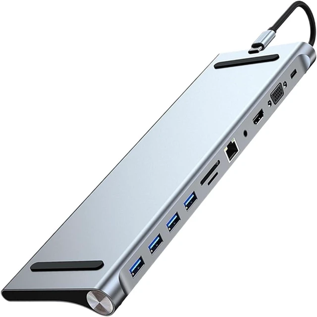 Alt view image 4 of 4 - 11 in 1 USB C Dock