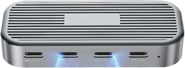Alt view image 3 of 4 - USB C Hub 4K 60Hz Video Transfer PD 100W 10Gbps