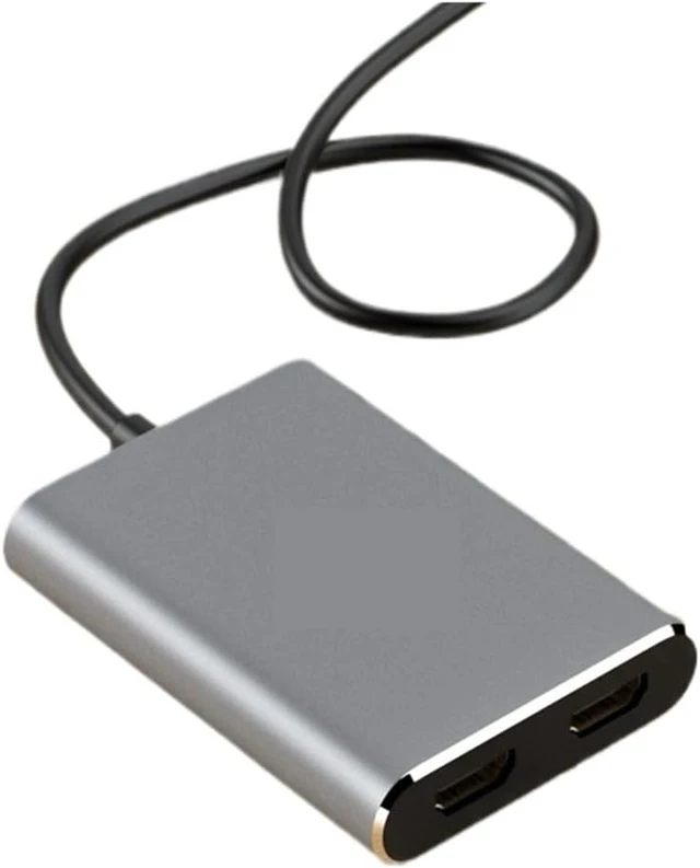 Alt view image 3 of 3 - USB 3.0 to Dual HDMI-com/patible Adapter 4K@30Hz Docking Station Hub
