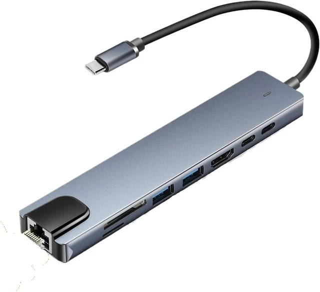 Alt view image 2 of 3 - USB 3.0 HUB C Docking Station to HDMI 4K 30HZ