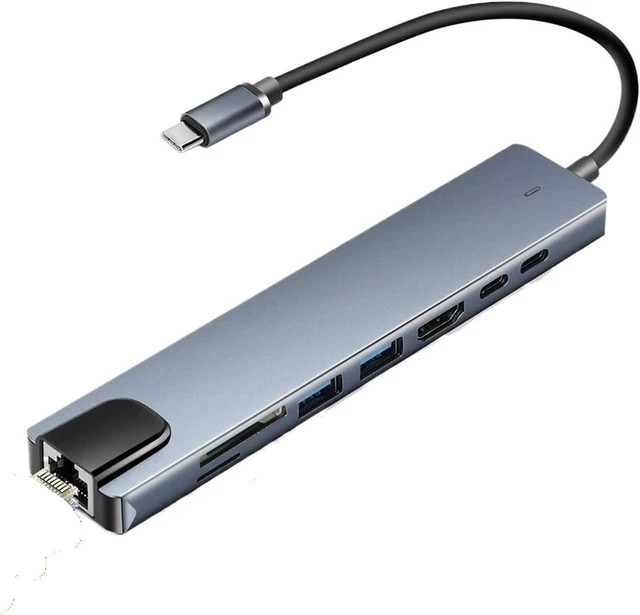 Alt view image 3 of 3 - USB 3.0 HUB C Docking Station to HDMI 4K 30HZ