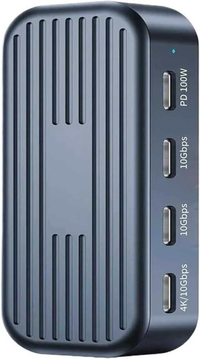 Alt view image 3 of 4 - USB C Hub 10Gbps 4K@60Hz PD100W Video Output