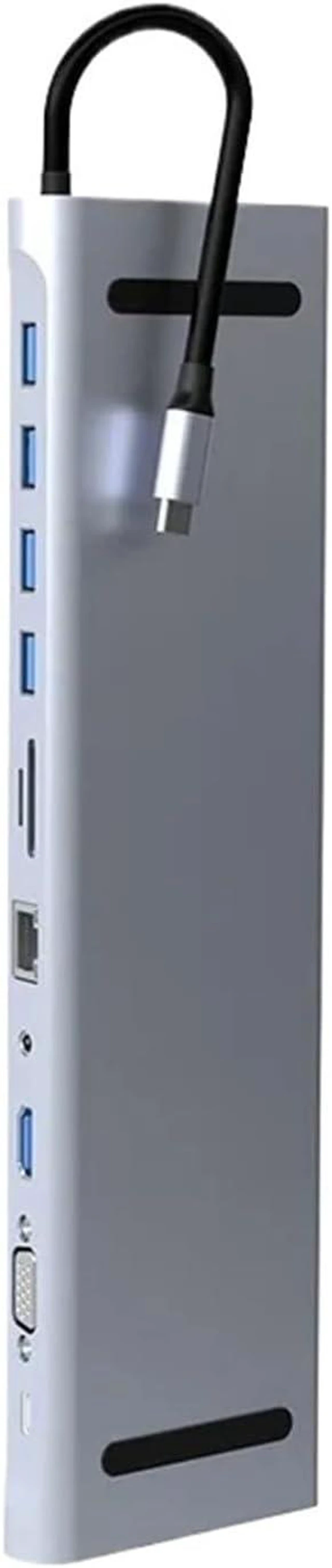 Alt view image 3 of 4 - 11 in 1 USB C Docking Station 100W PD SD/TF Hub 1 * 3.0 3*USB2