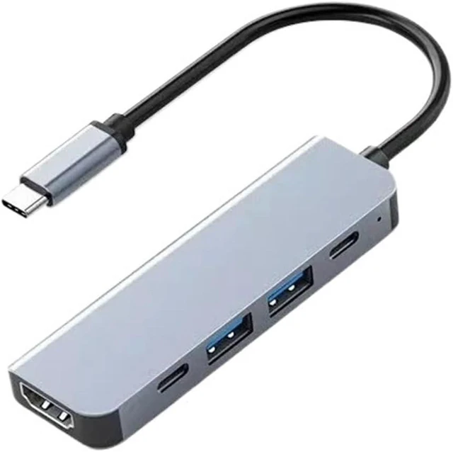 Alt view image 2 of 4 - USB C Hub to 4K HDMI 3.0 2. PD Dock